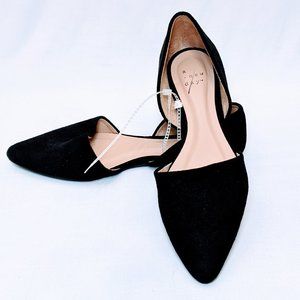 A New Day Women's Flat Ballet Shoes Faux Suede